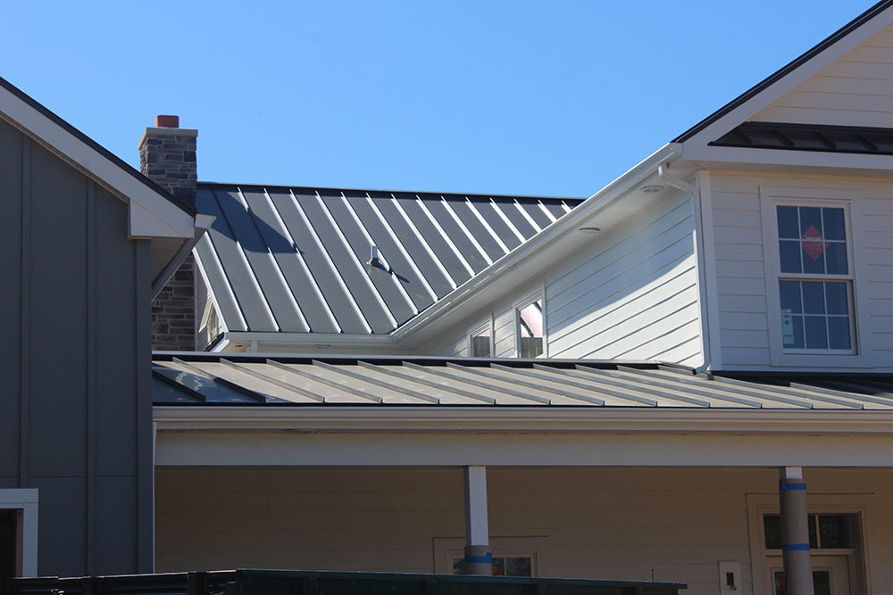 Metal Standing Seam Roof Installed by Gavin Construction in Souderton, PA
