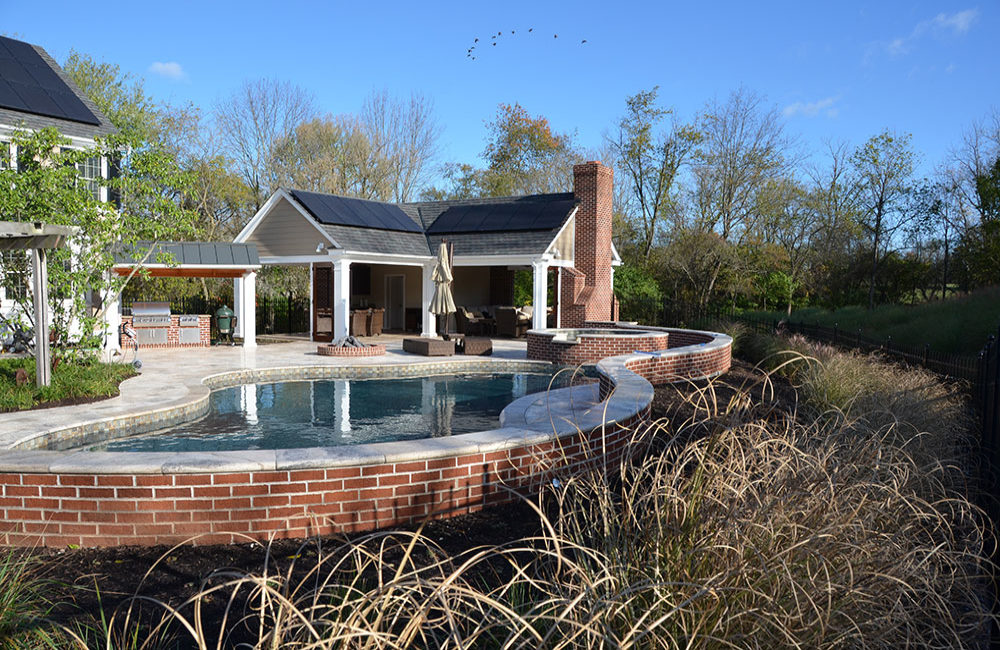 Custom Pool & Pool House Designed & Constructed by Gavin Construction in Souderton, PA