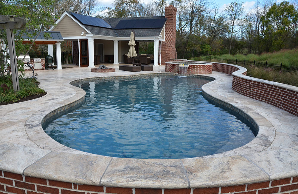 Custom Pool & Pool House Designed & Constructed by Gavin Construction in Souderton, PA