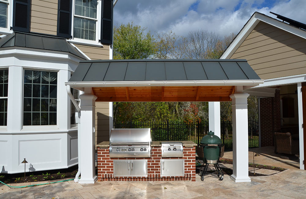 Custom Outdoor Kitchen Designed & Constructed by Gavin Construction in Souderton, PA