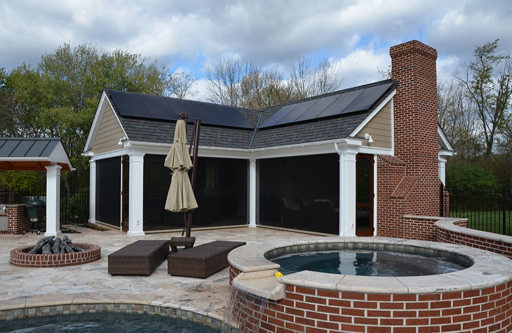 Custom Outdoor Entertainment Area Designed & Constructed by Gavin Construction in Souderton, PA