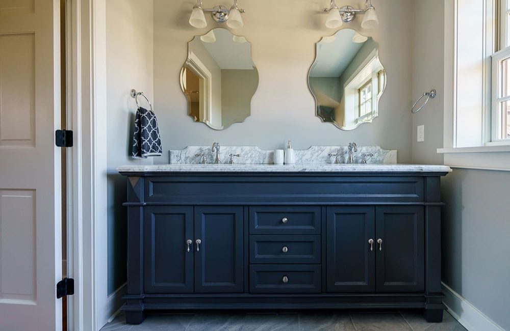 Custom Home Interior by Custom Home Builder, Gavin Construction: Bathroom Vanity