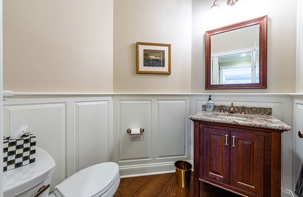 Custom Home Interior by Gavin Construction: Half Bath